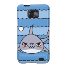 Tiburón de Kawaii Galaxy S2 Fundas