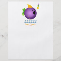 Tiburón de la gota - púrpura flyer personalizado