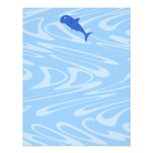 Tiburón del dibujo animado anuncio personalizado