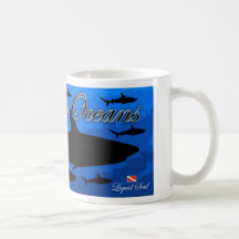 Tiburón del filón - ahorre nuestros océanos taza de café