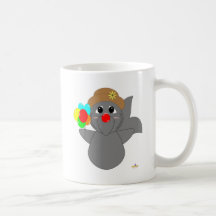 Tiburón Huggable del payaso Taza