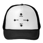 Tiburones de Donks de los pescados Gorros Bordados