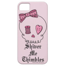 Tiembla los dedales (el fondo rosado) iPhone 5 Case-Mate carcasa