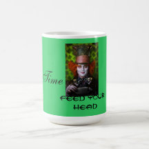Tiempo/alimentación del té su cabeza tazas