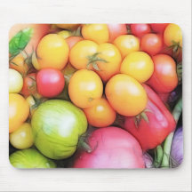 ¡Tiempo de cosecha - tomates! Alfombrilla De Ratones