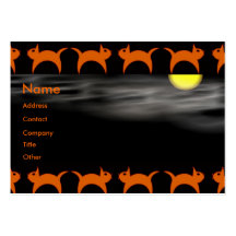 Tiempo de Halloween Tarjetas De Visita