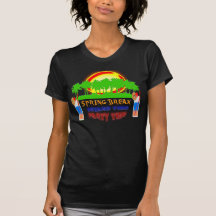 Tiempo de la isla de las vacaciones de primavera camiseta