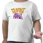 Tiempo de la jalea de la mantequilla de cacahuete camiseta