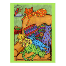Tiempo de la siesta tarjetas postales