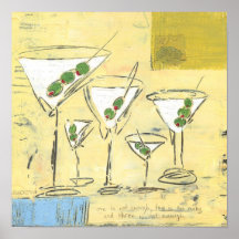 Tiempo de Martini - impresiones del arte del cócte