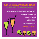 Tiempo de Swizzling - el cóctel de Halloween invit Invitación