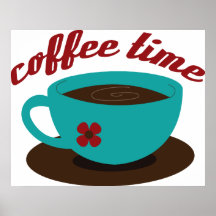 Tiempo del café poster