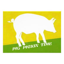 TIEMPO DEL CERDO PICKIN COMUNICADO PERSONALIZADO