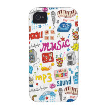 Tiempo del fiesta Case-Mate iPhone 4 fundas