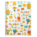 ¡tiempo del fútbol! libro de apuntes con espiral