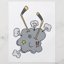 Tiempo del hockey tarjetón