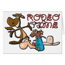 Tiempo del rodeo felicitación