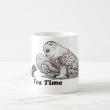 Tiempo del té tazas de café