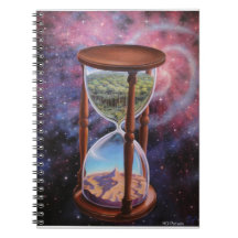 Tiempo en un cuaderno de la botella