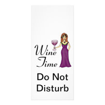 "Tiempo" WineWomenDesigns.com del vino promocional Diseños De Tarjetas Publicitarias