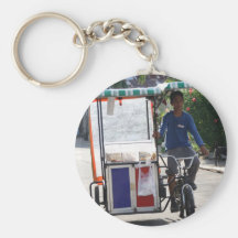Tienda ambulante de la panadería llaveros personalizados