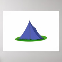 Tienda de campaña poster
