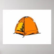Tienda de campaña posters