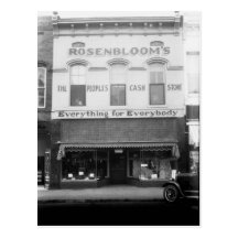 Tienda de Dyersburg Rosenbloom Tarjeta Postal