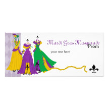 Tienda de ropa del carnaval tarjeta publicitaria personalizada