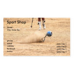 Tienda del deporte plantilla de tarjeta personal
