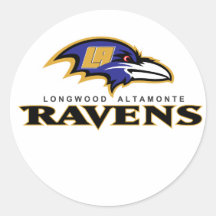 Tienda del equipo de los cuervos de Longwood Altam Etiqueta