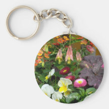 Tienda del jardín de Columbine Llaveros