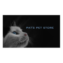 Tienda del mascota de Pat Tarjeta De Negocio