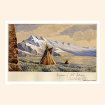 Tienda india de los indios del Ute, Salt Lake City posters