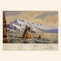 Tienda india de los indios del Ute, Salt Lake City tarjetas