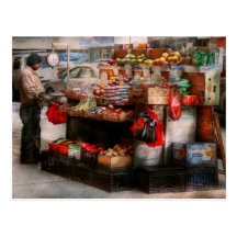 Tienda - NY - Chelsea - soporte de fruta fresca Postales