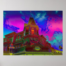 Tienda x de la esquina de Caseys Poster