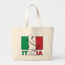 Tierra de la bandera de Italia Bolsas