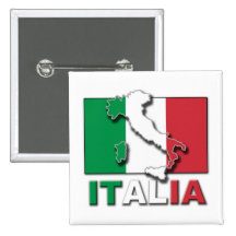 Tierra de la bandera de Italia Pins