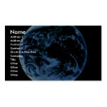 Tierra de la NASA en espacio Tarjetas De Negocios