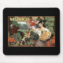 tierra de México del esplendor tropical Alfombrillas De Ratón