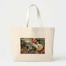 tierra de México del esplendor tropical Bolsas Lienzo