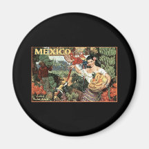 tierra de México del esplendor tropical Imán De Frigorífico