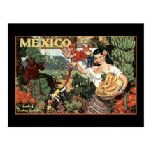 tierra de México del esplendor tropical Postal