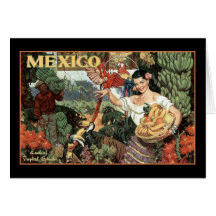 tierra de México del esplendor tropical Felicitaciones