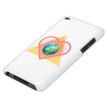 Tierra del amor del triángulo iPod Case-Mate coberturas