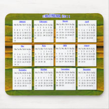 Tierras de labrantío 2011 del calendario Mousepad Alfombrillas De Raton