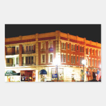 TIFTON, GEORGIA RECTANGULAR PEGATINA