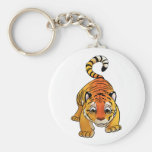 Tigre amarillo llavero