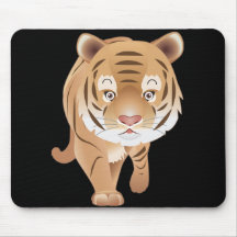 Tigre apacible alfombrilla de raton